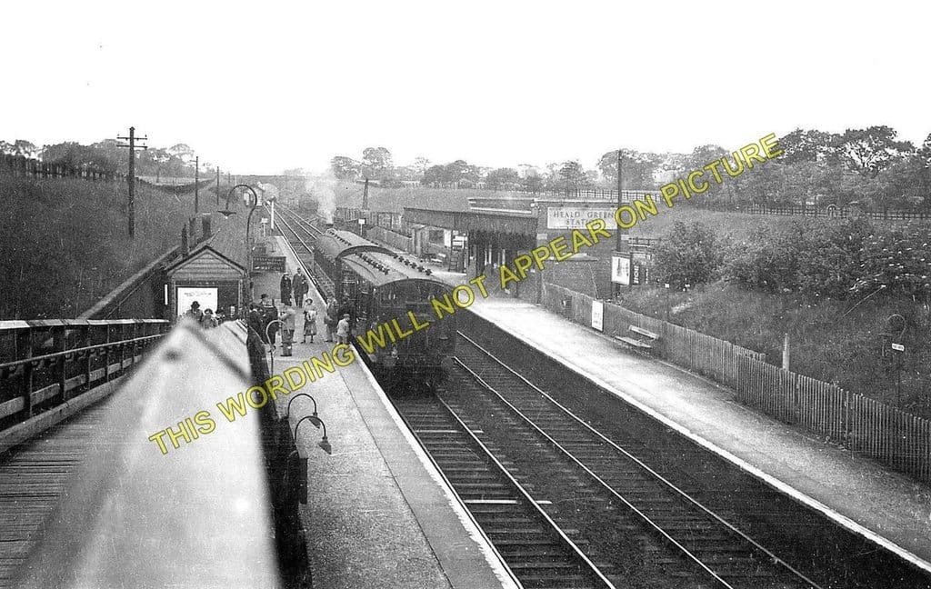 Manchester to Winslow. Heald Green Didsbury 4 Gatley Railway Station Photo
